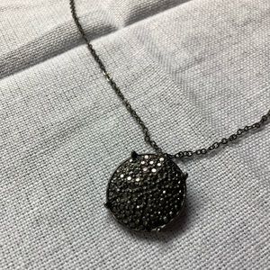 Black sparkly necklace